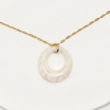 Collier Blanc cristal