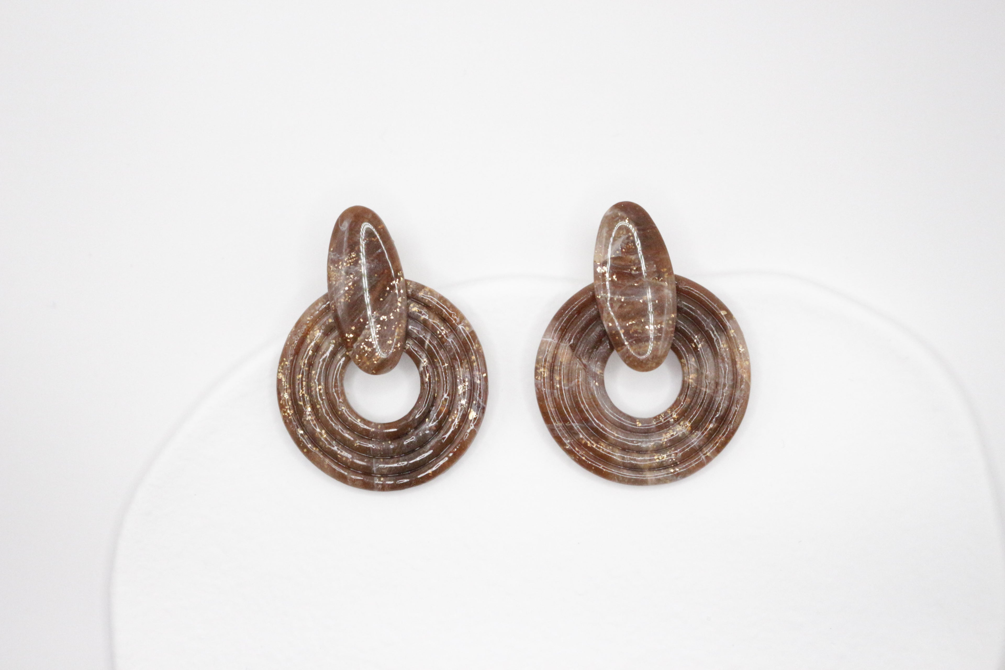 Boucles Chocolat - Spirale