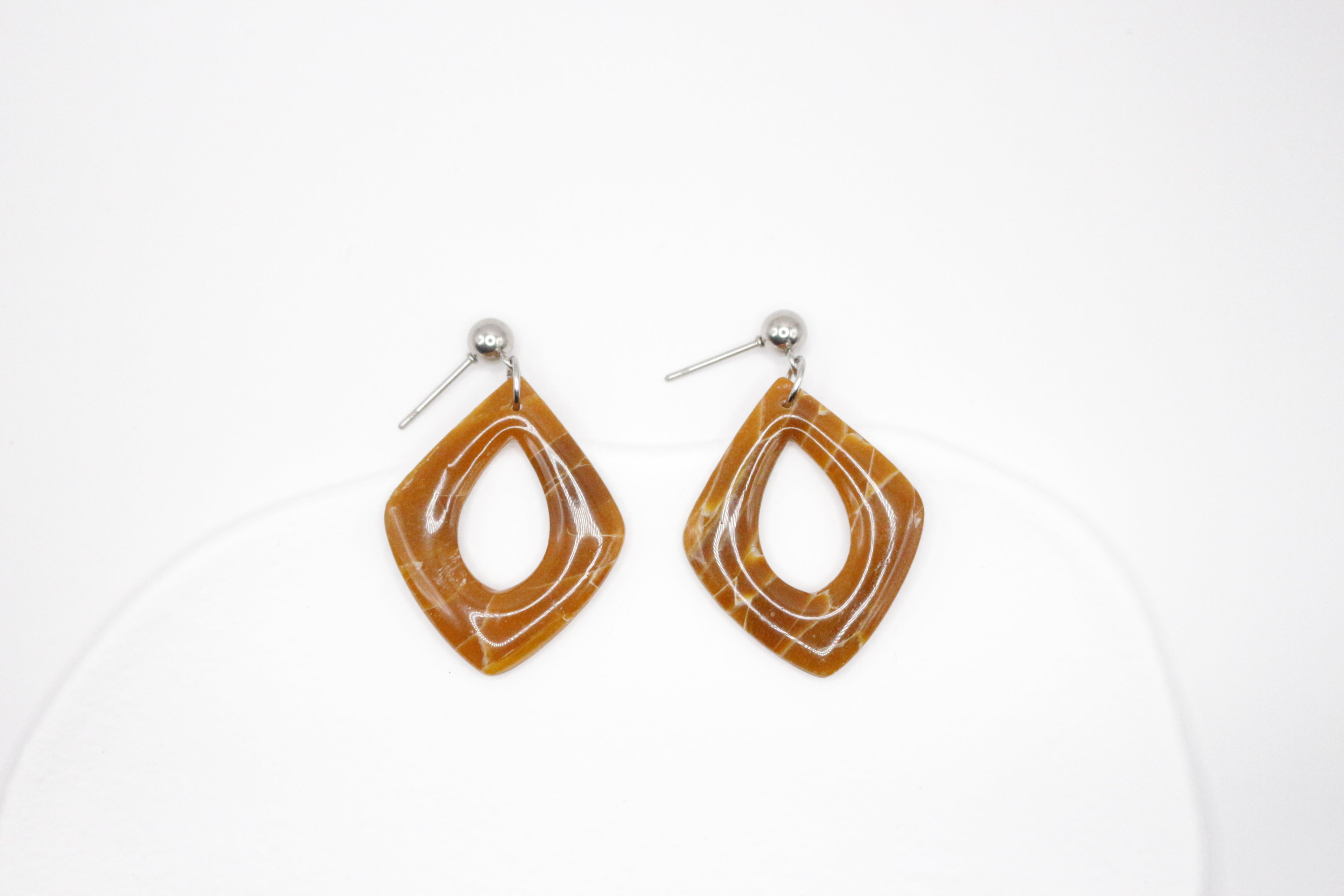 Boucles Caramel - Losange