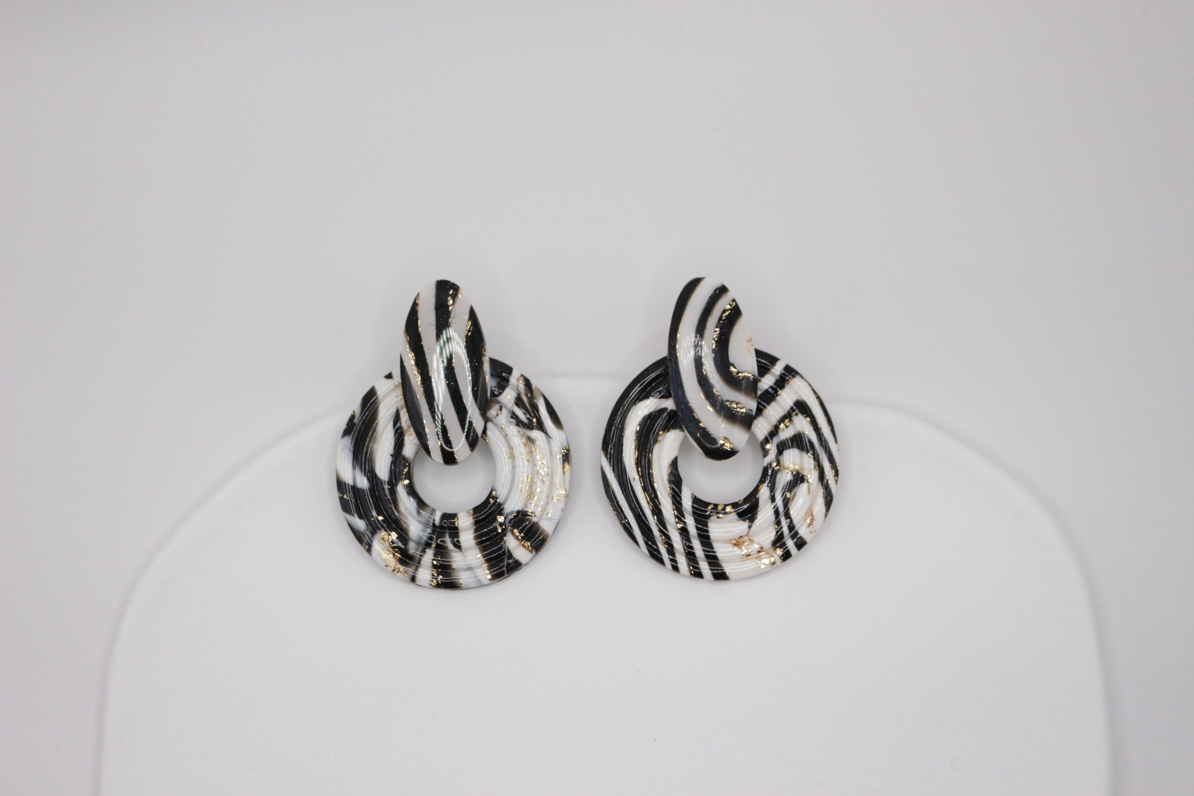Boucles Noir & Blanc - Spirale