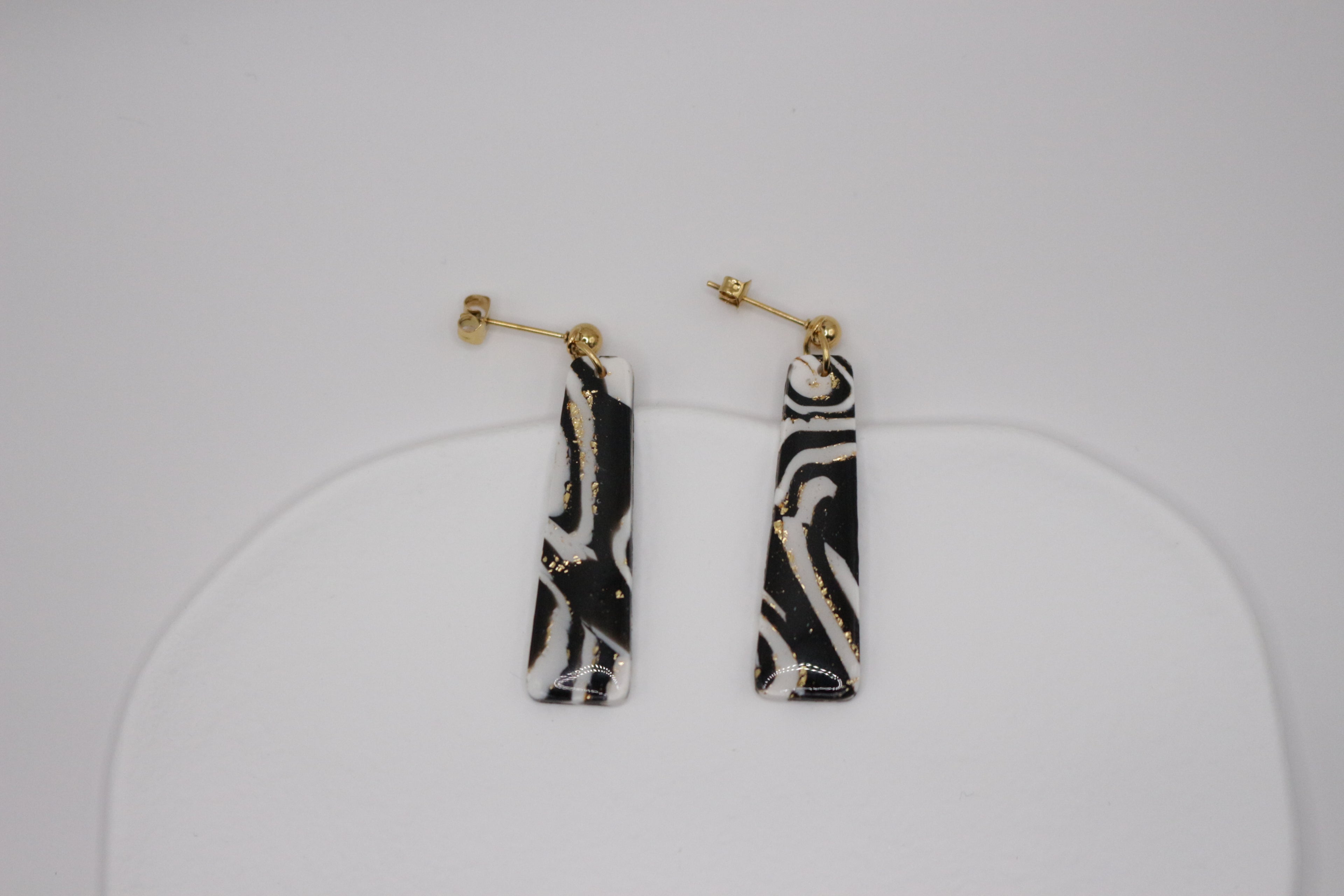 Boucles Noir & Blanc - Tige