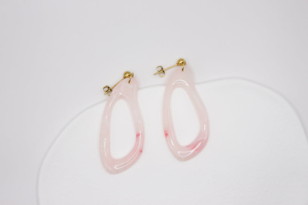 Boucles effet Rose Quartz - Goute