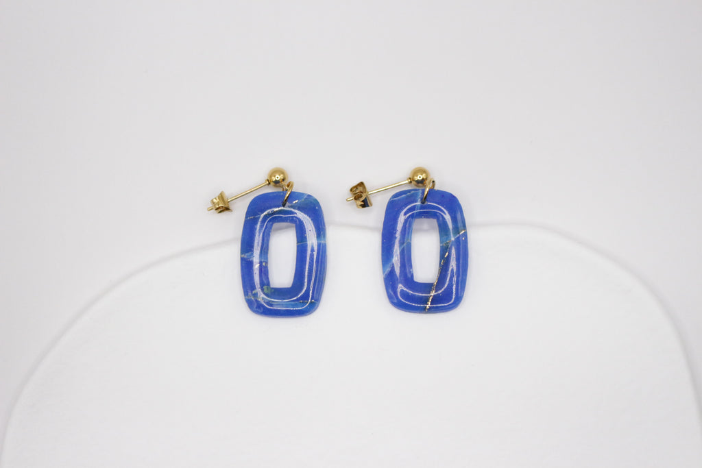 Boucles effet Lazuli - Rectangle