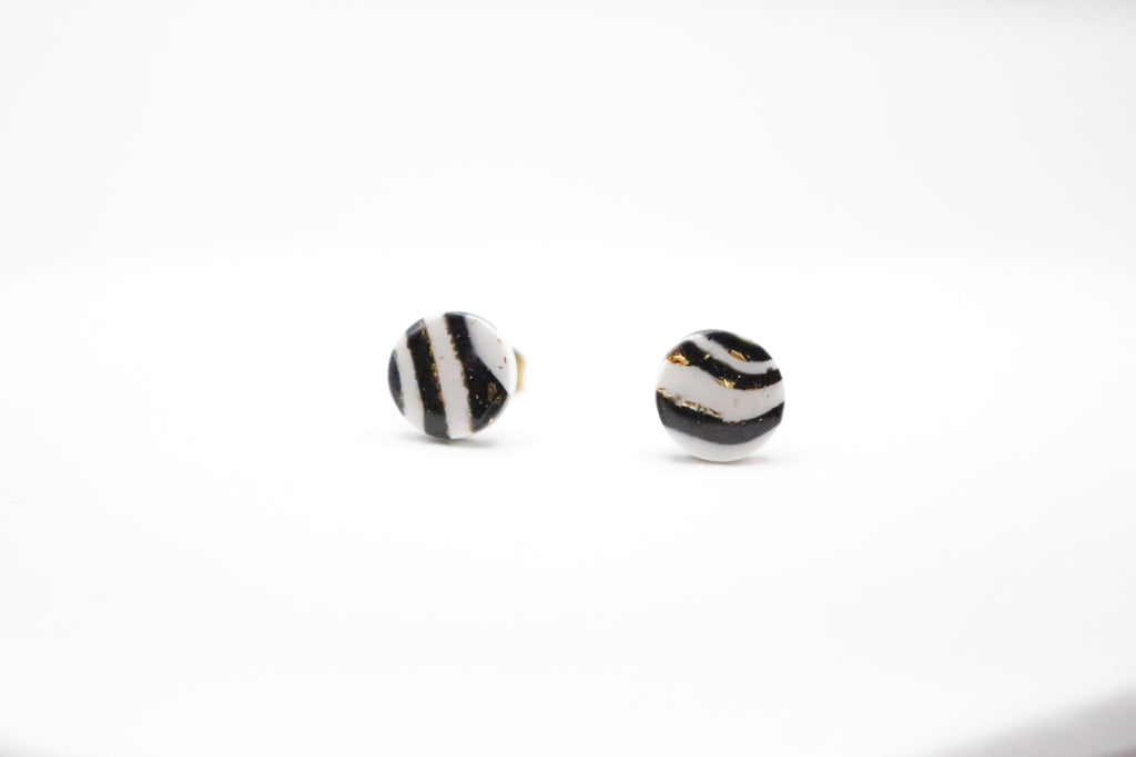 Boucles Noir & Blanc - Puces