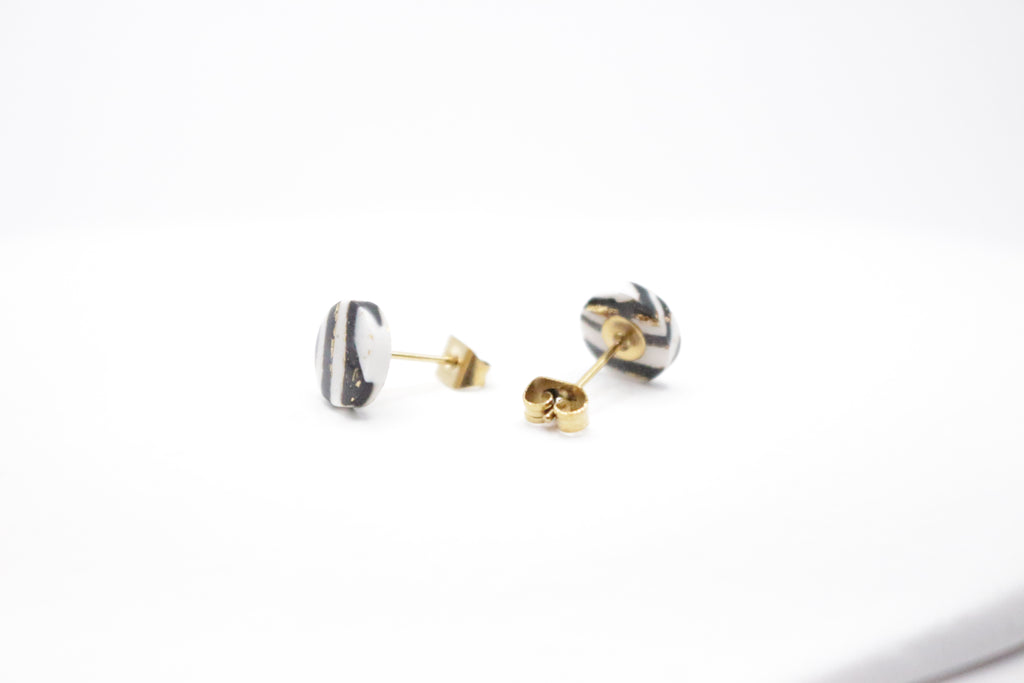 Boucles Noir & Blanc - Puces