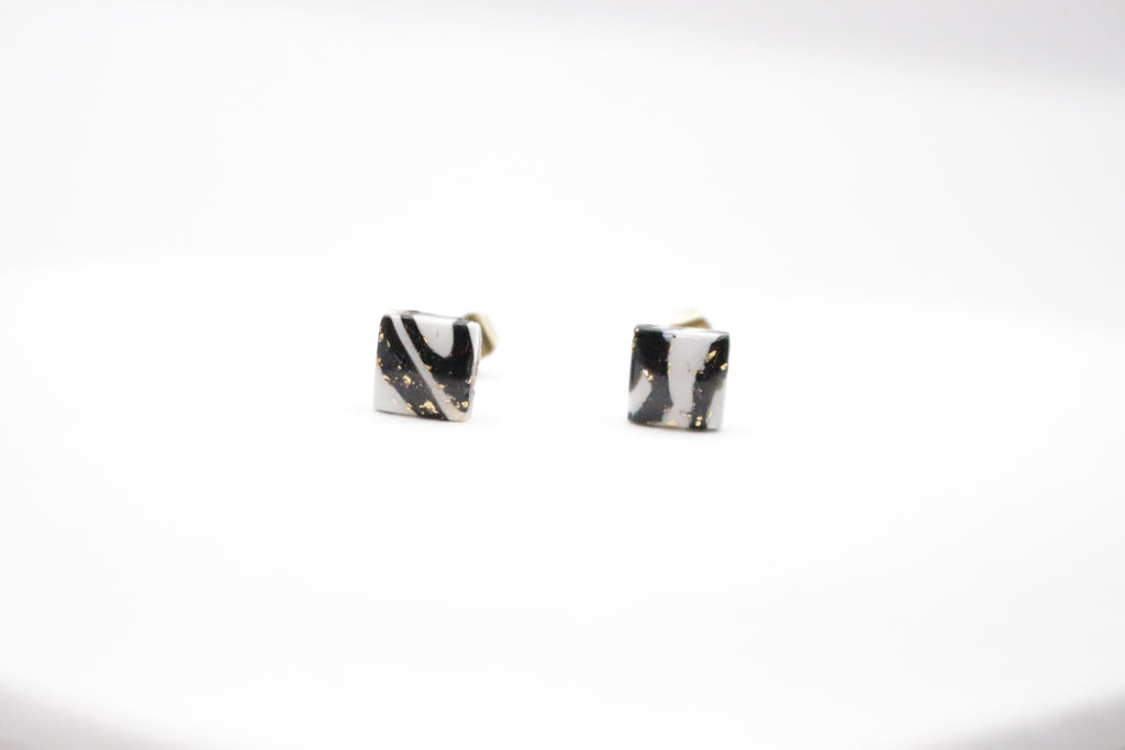 Boucles Noir & Blanc - Puces