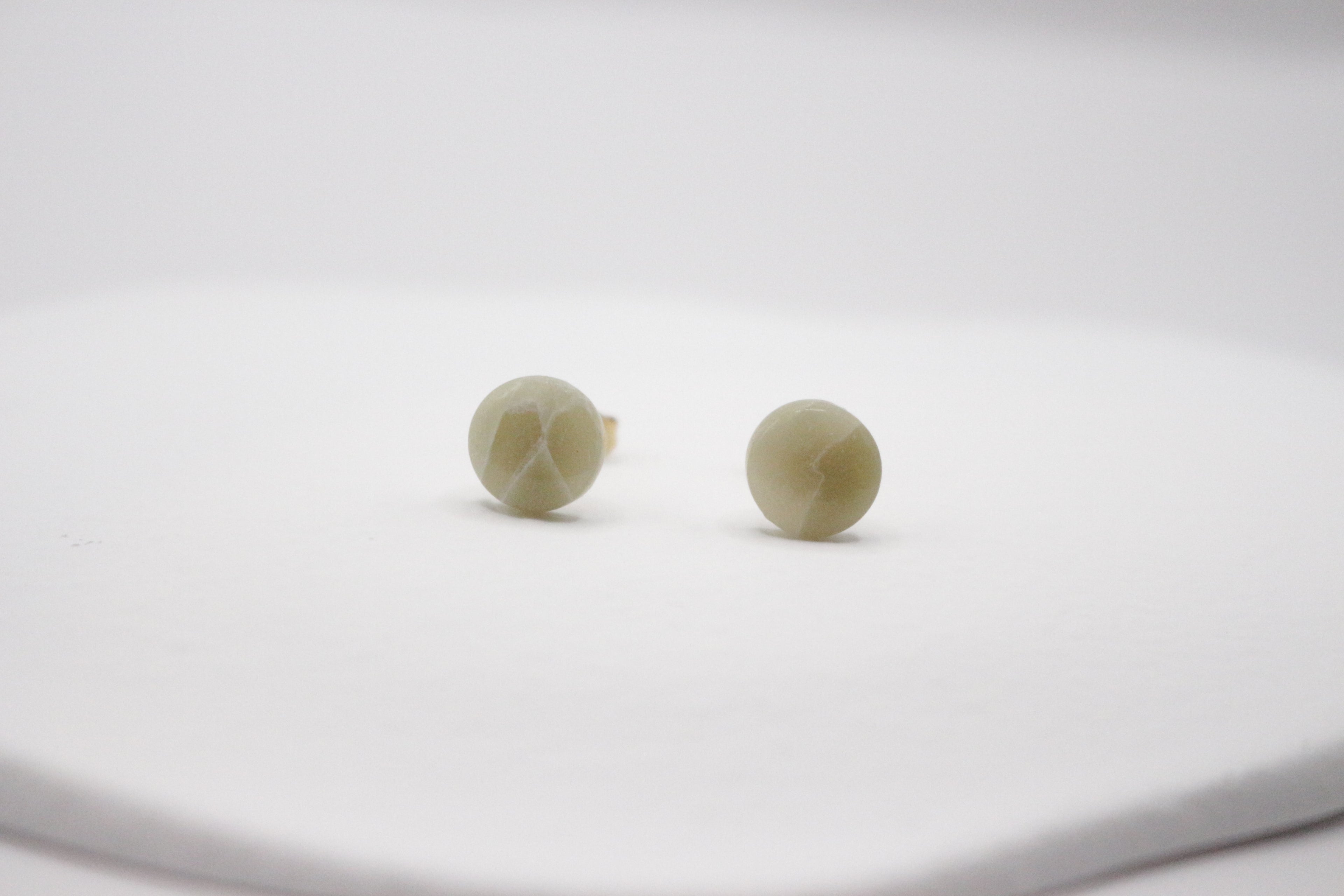 Boucles effet Jade - Puces