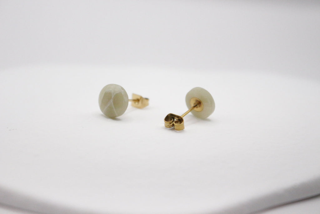 Boucles effet Jade - Puces