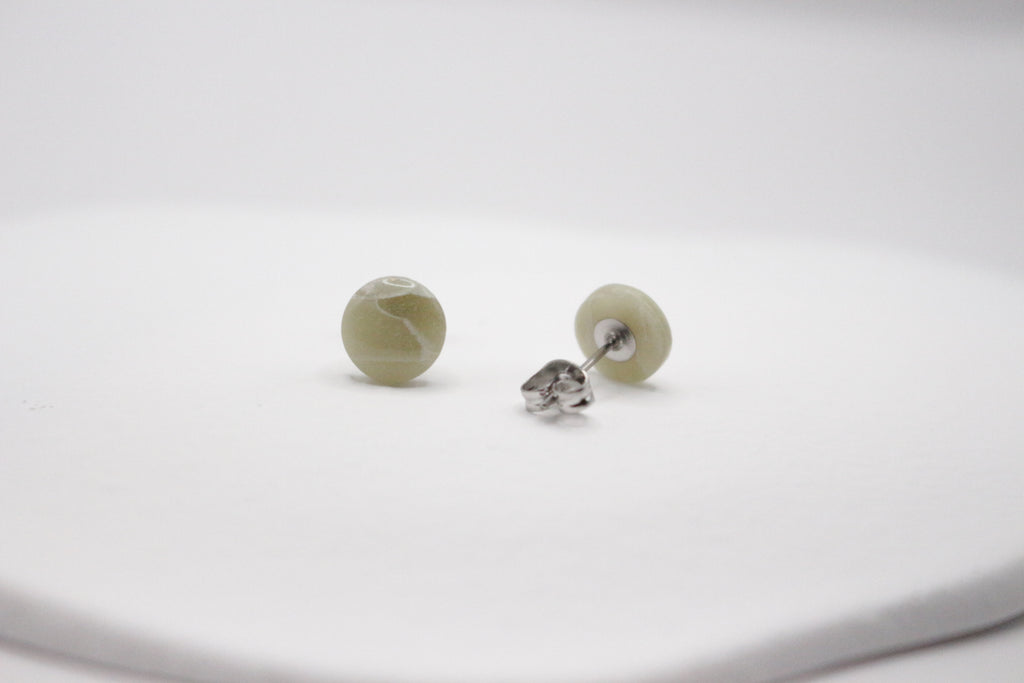 Boucles effet Jade - Puces