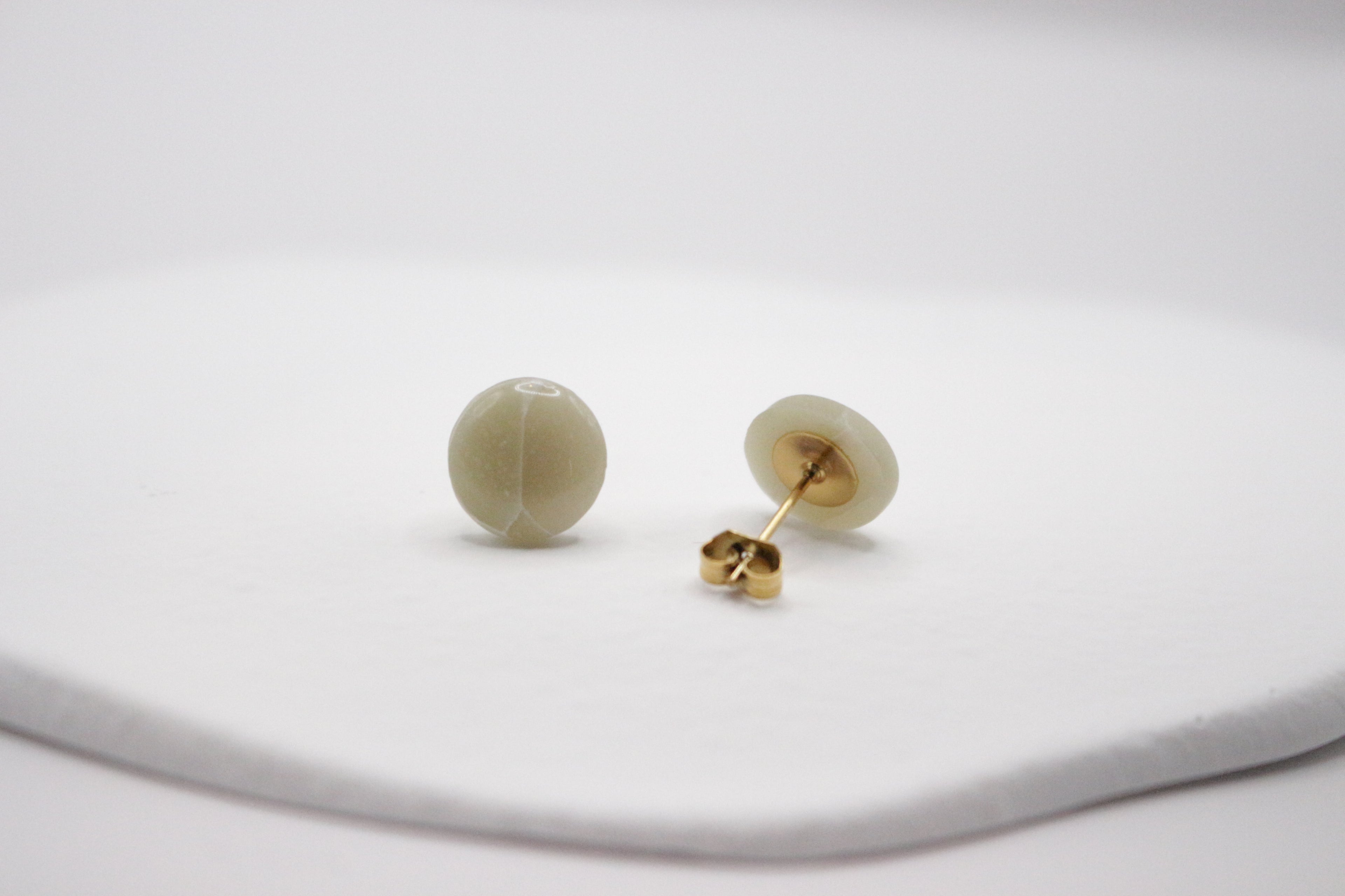 Boucles effet Jade - Puces