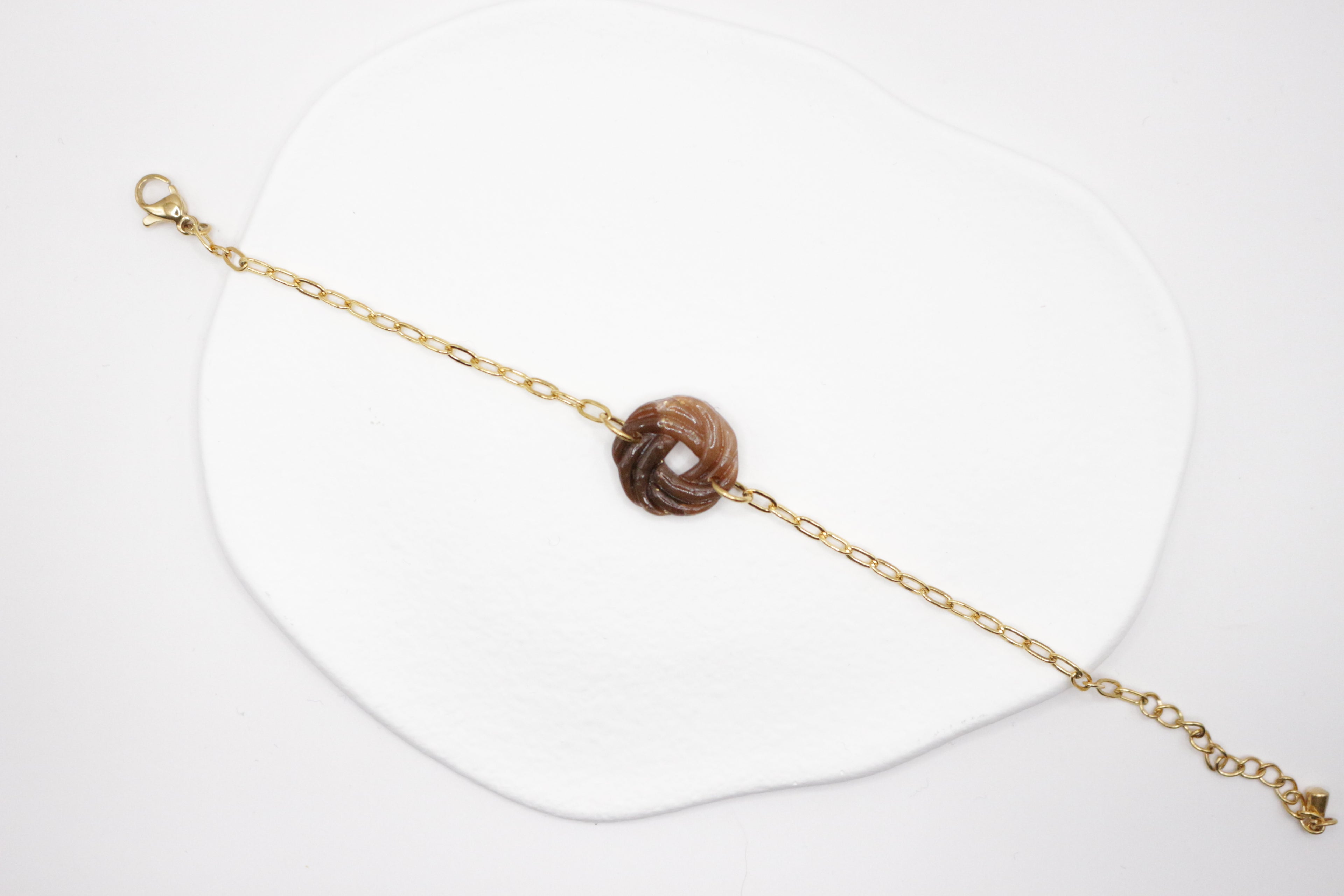 Bracelet Chocolat à relief