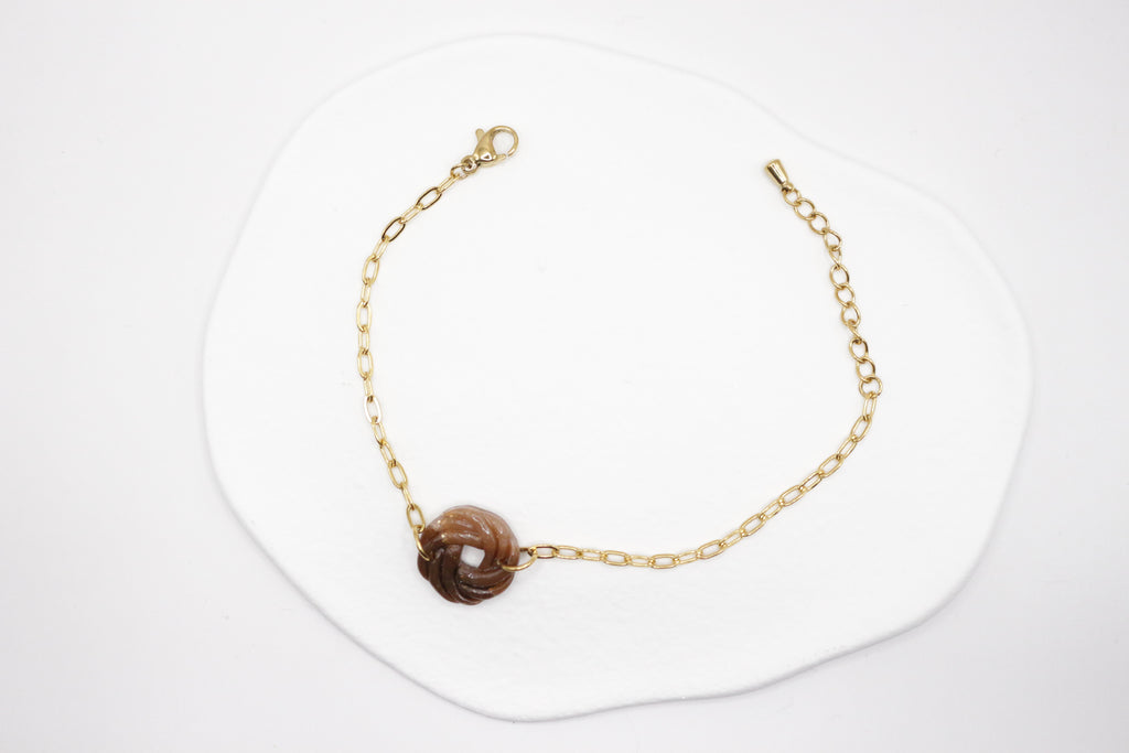 Bracelet Chocolat à relief