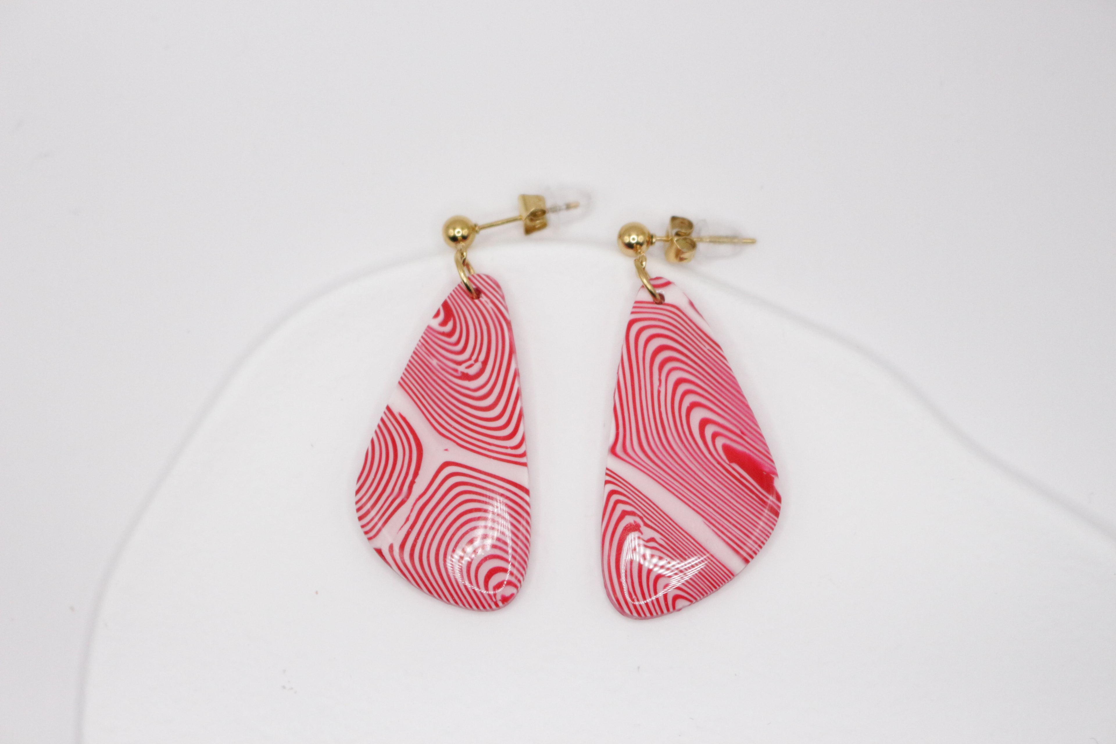 Boucles Sucre d'orge - Goutte asymétrique