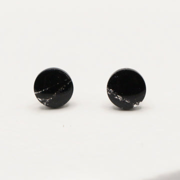 Boucles Noir & Argent - Puces