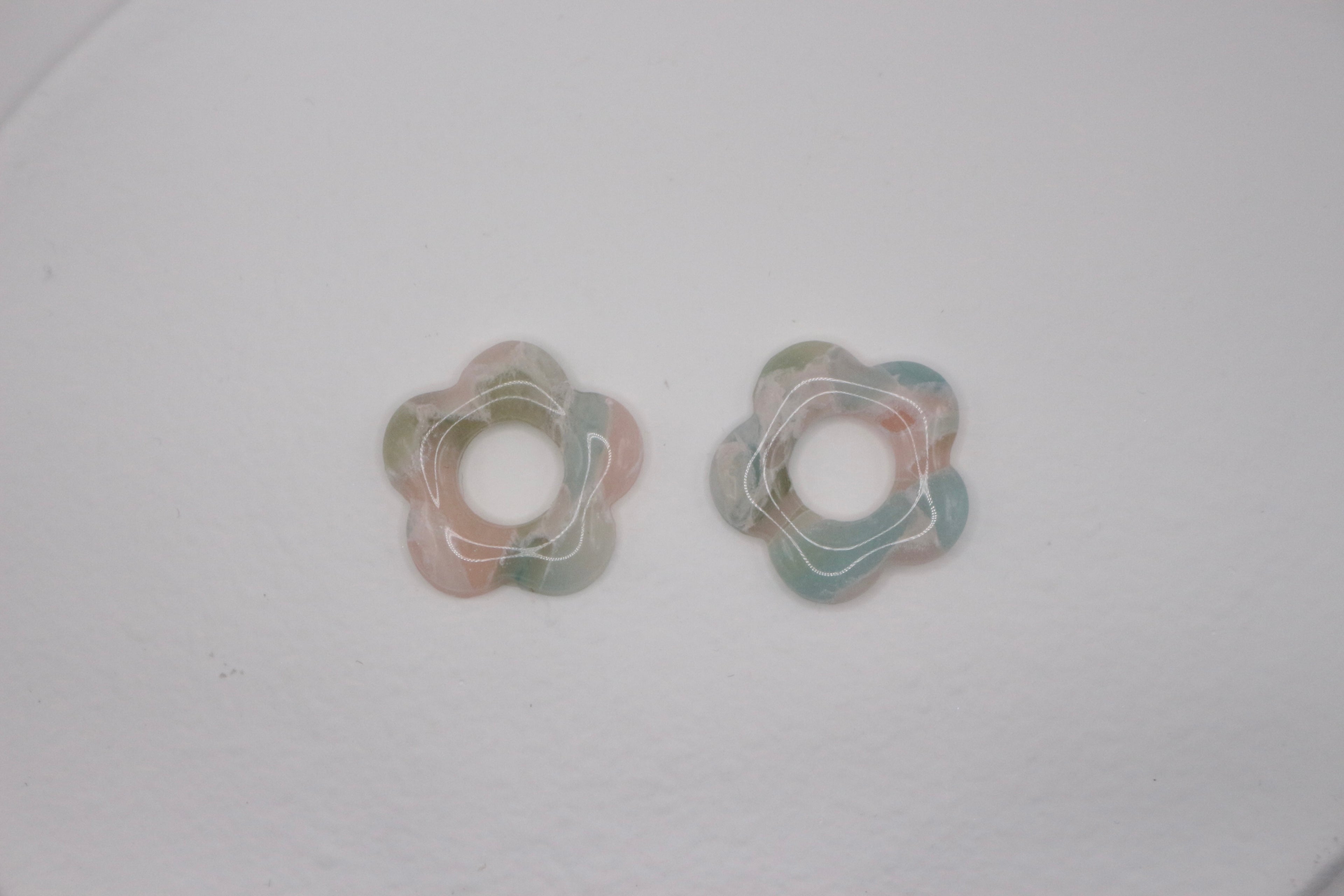 Créoles Multicolores - 5 pétales