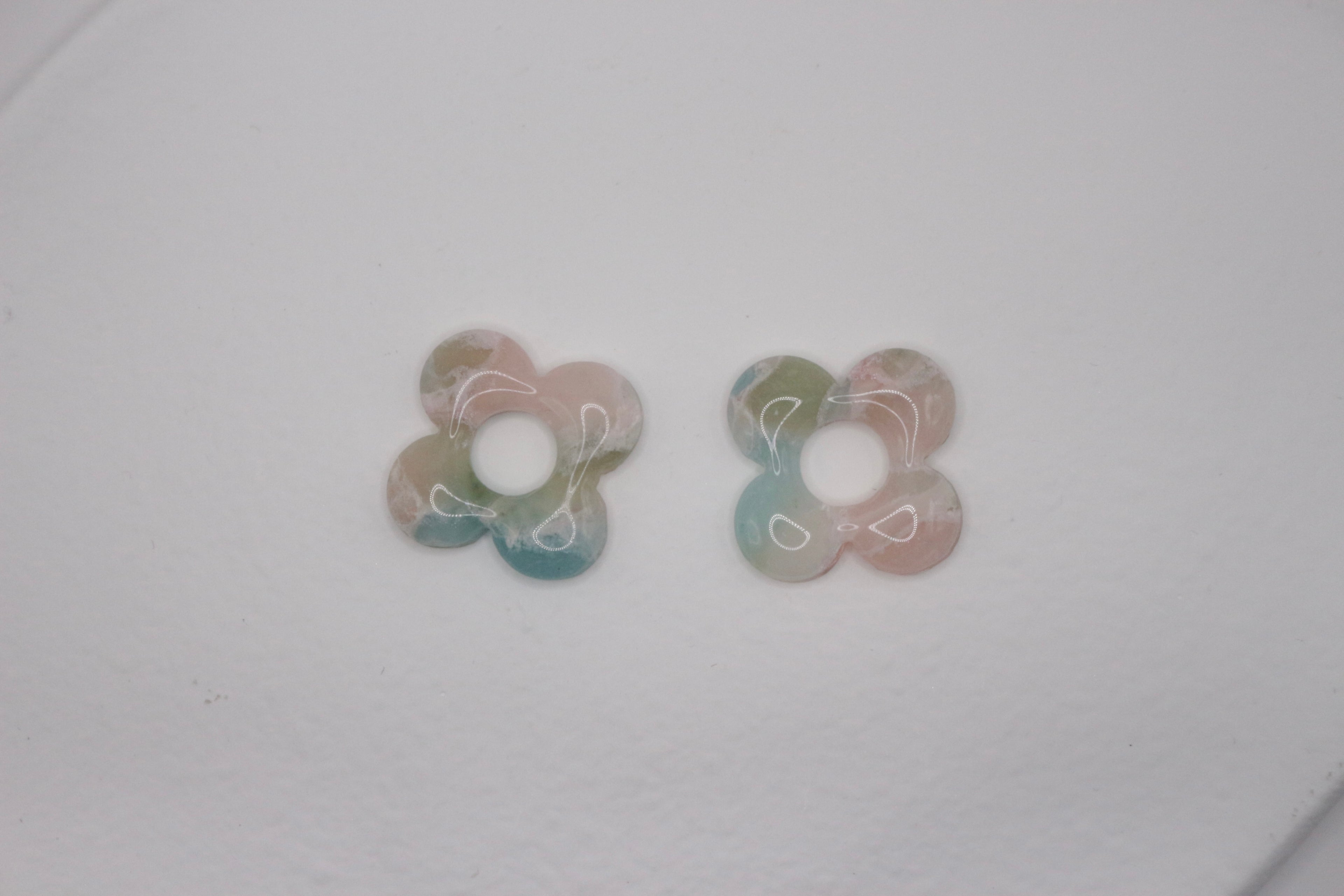 Créoles Multicolores - 4 pétales