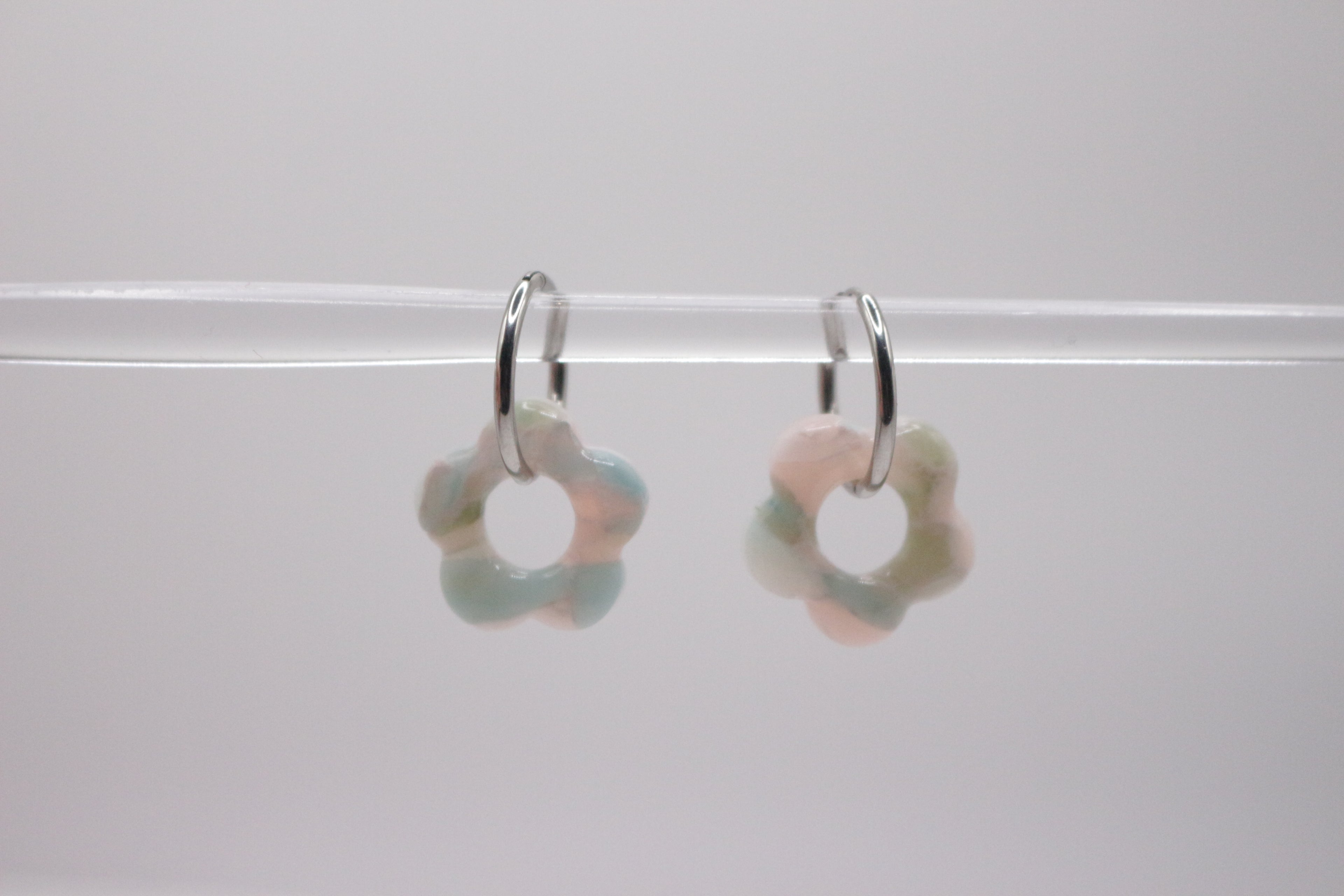 Créoles Multicolores - 5 pétales