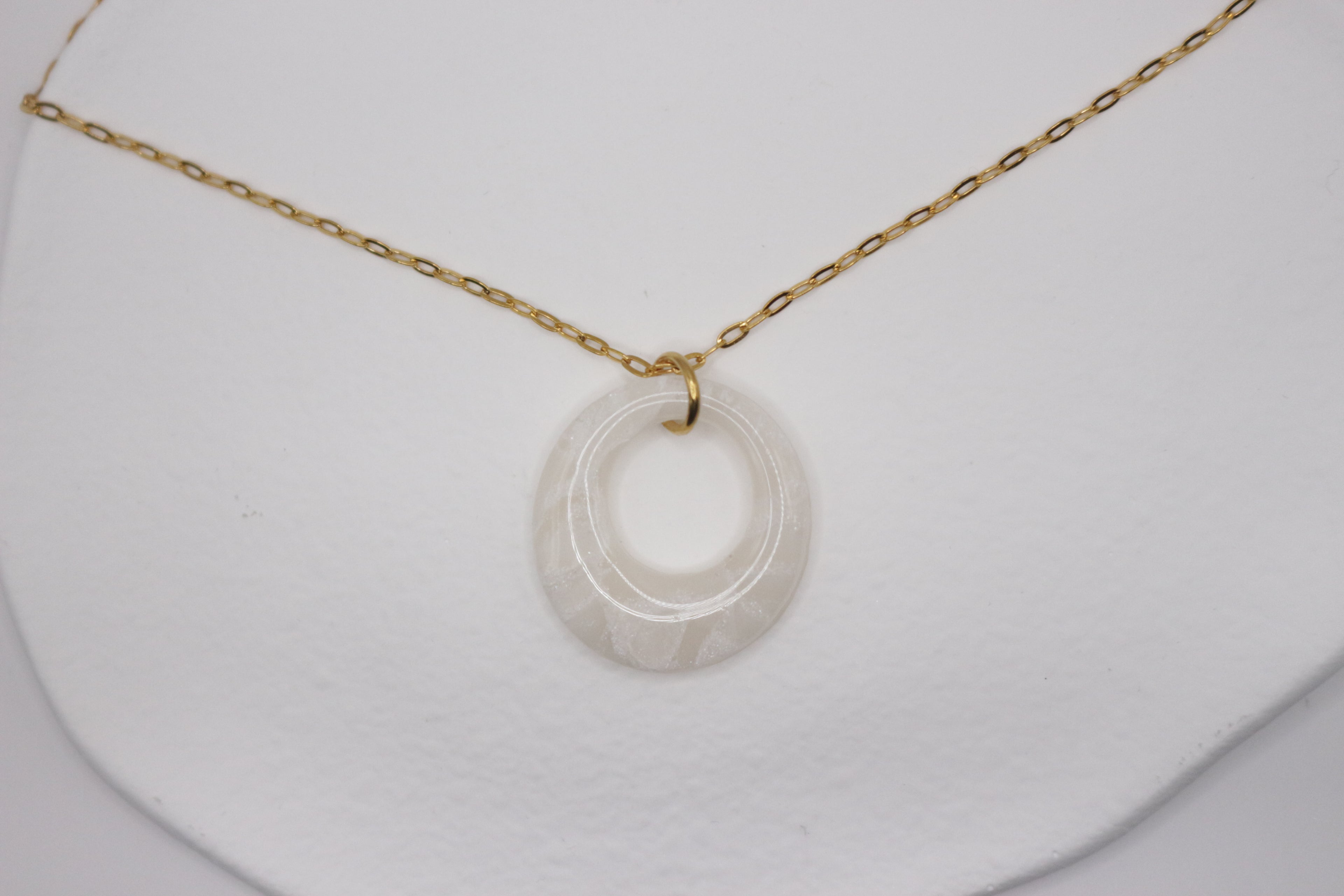 Collier Blanc cristal